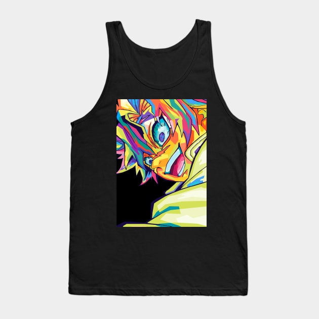 Sanemi Shinazugawa Pop Art Tank Top by Zet Art